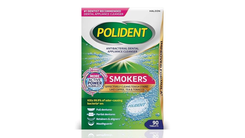 polident smokers antibacterial tablets