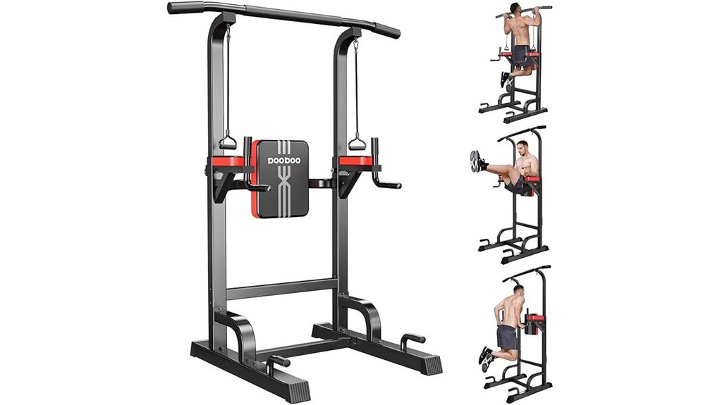 pooboo 450lb pullup tower