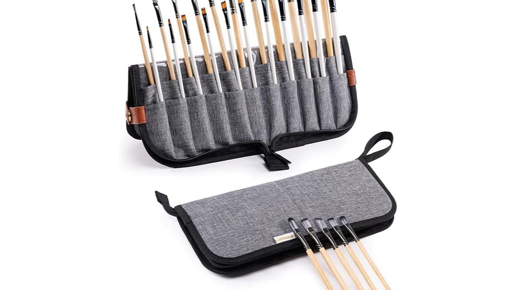 pop up 22 slot brush stand
