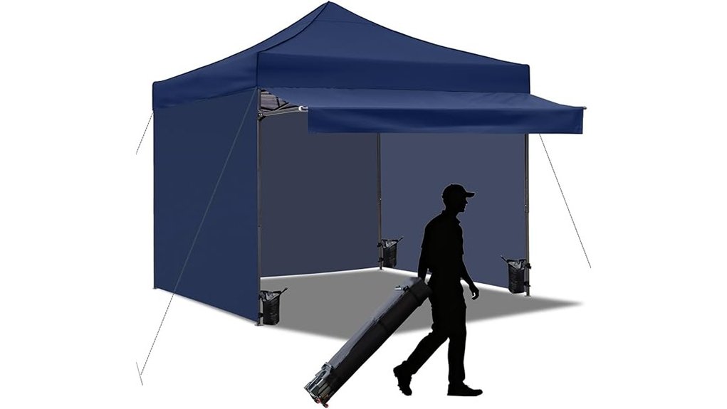 pop up awning canopy wheels