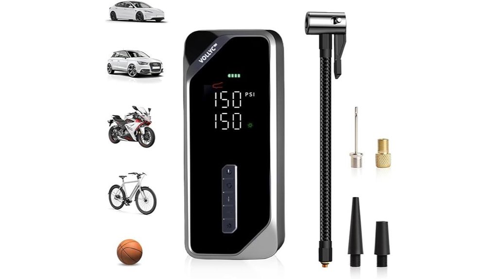 portable 150 psi inflator
