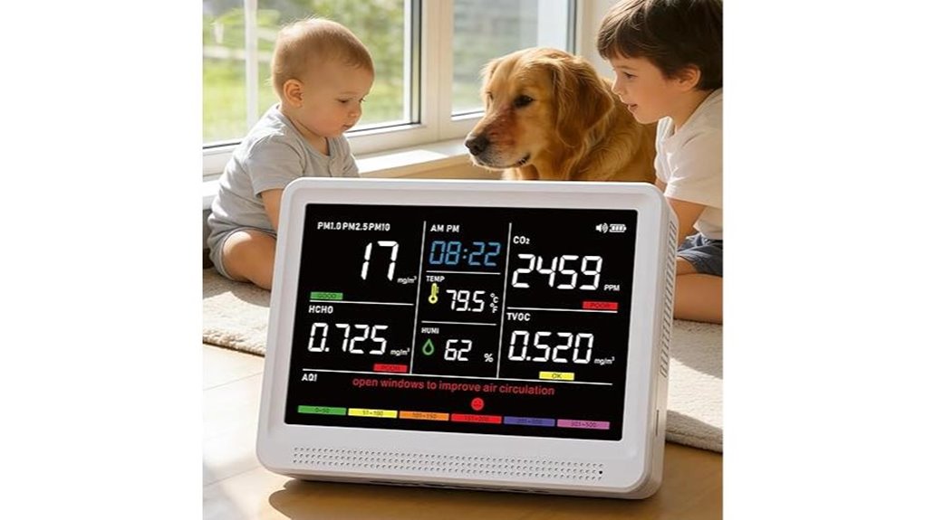 portable 16 in 1 air monitor