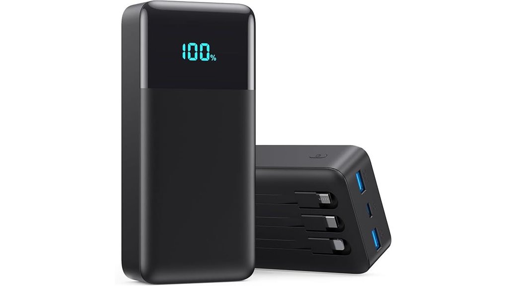 portable 50 800mah 3 cable 6 output