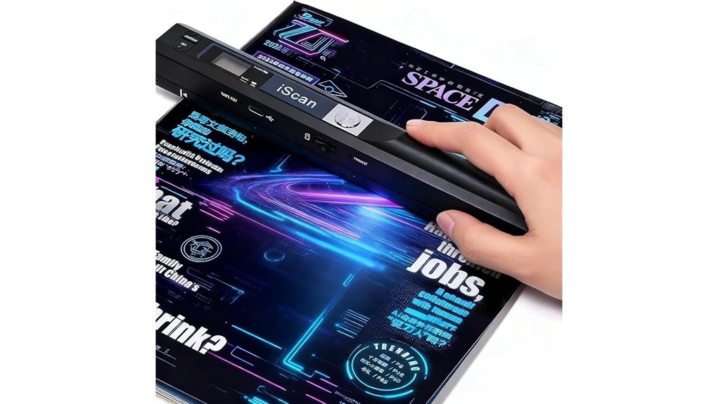 portable a4 handheld scanner