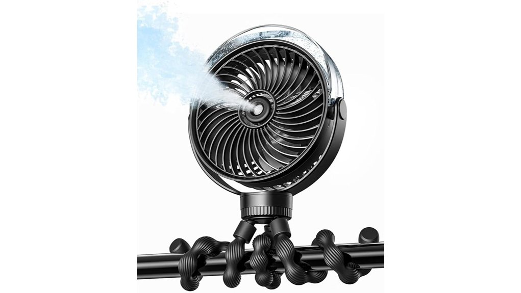 portable baby misting fan