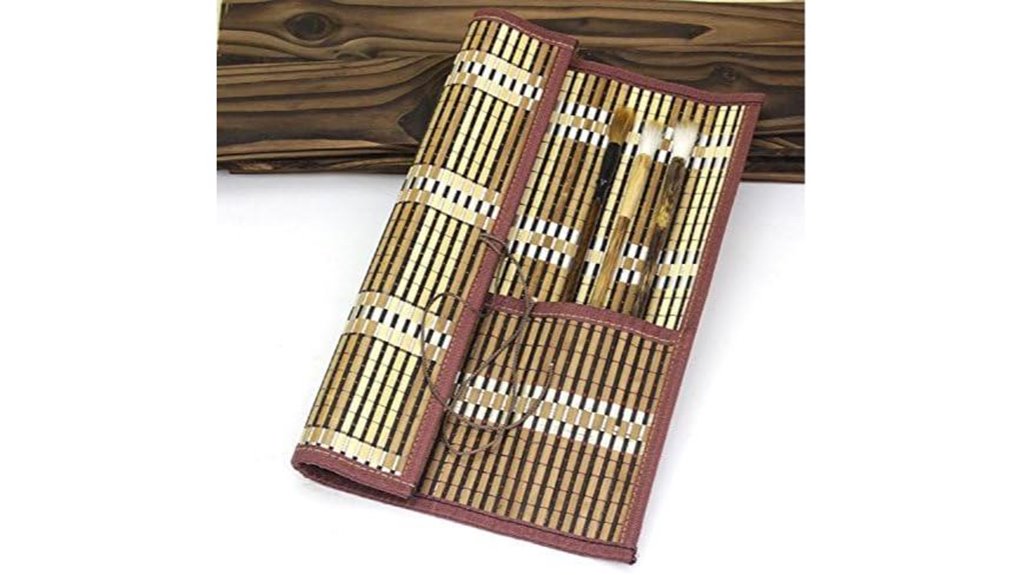 portable bamboo brush protector