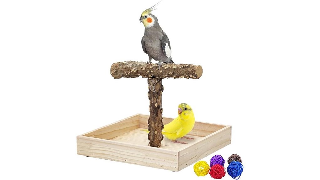 portable bird perch potty