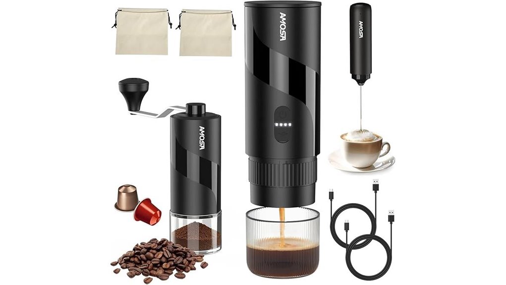 portable espresso travel set