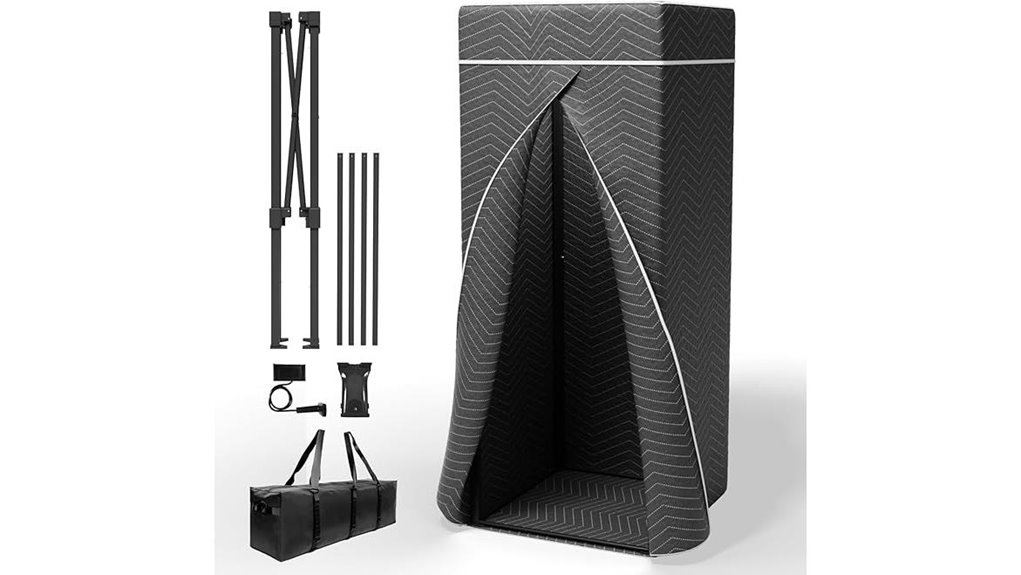 portable foldable soundproof booth