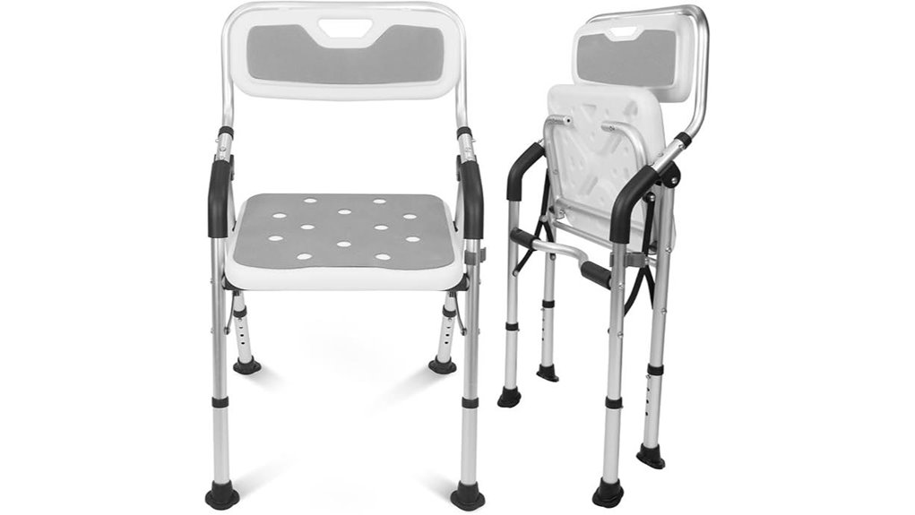 portable folding shower chair