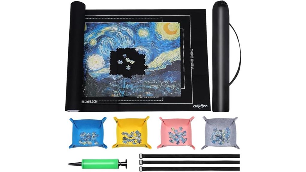portable four piece soft felt
