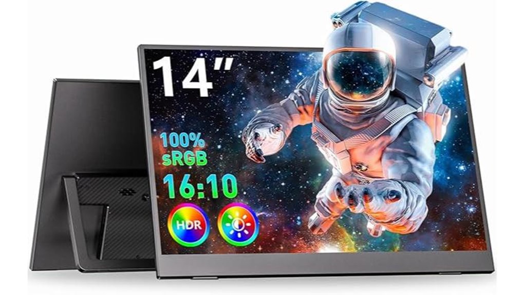 portable fullhd 14 inch kickstand