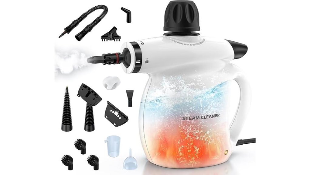 portable handheld steam cleaner deep cleaning steamer gadget