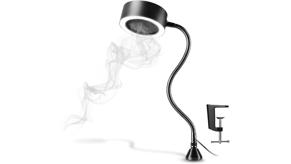 portable magnetic fume extractor
