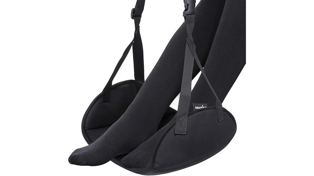 portable memory foam airplane footrest