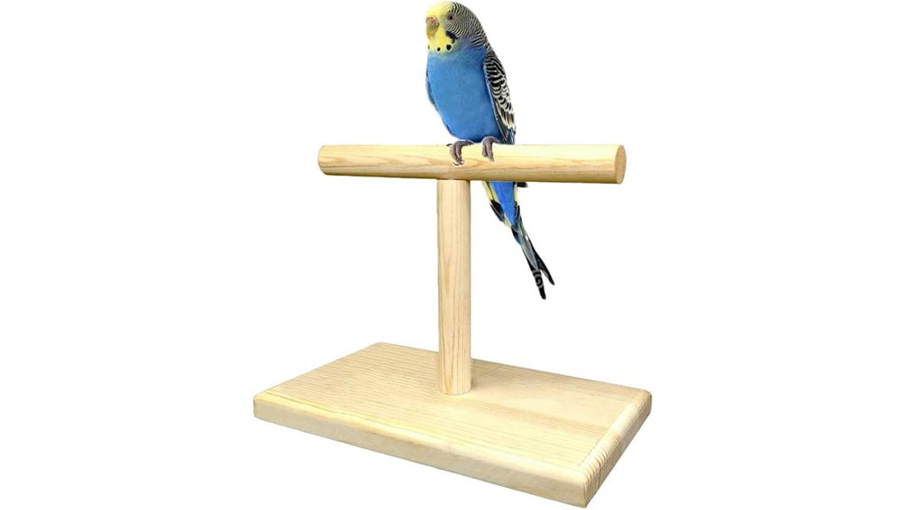 portable parakeet training perch
