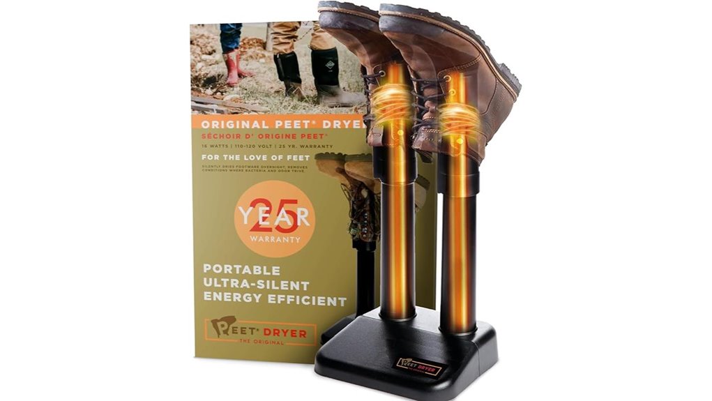 portable silent shoe dryer