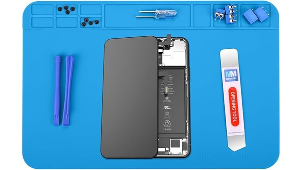 portable silicone soldering mat