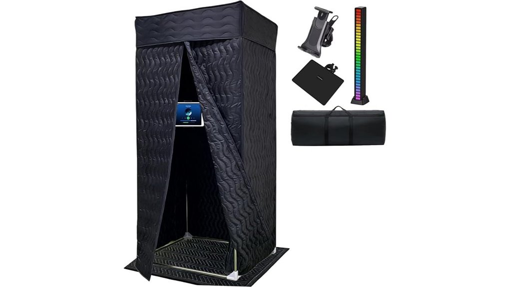 portable soundproof vocal booth