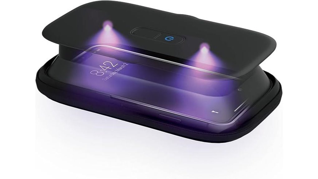 portable uv sanitizer box
