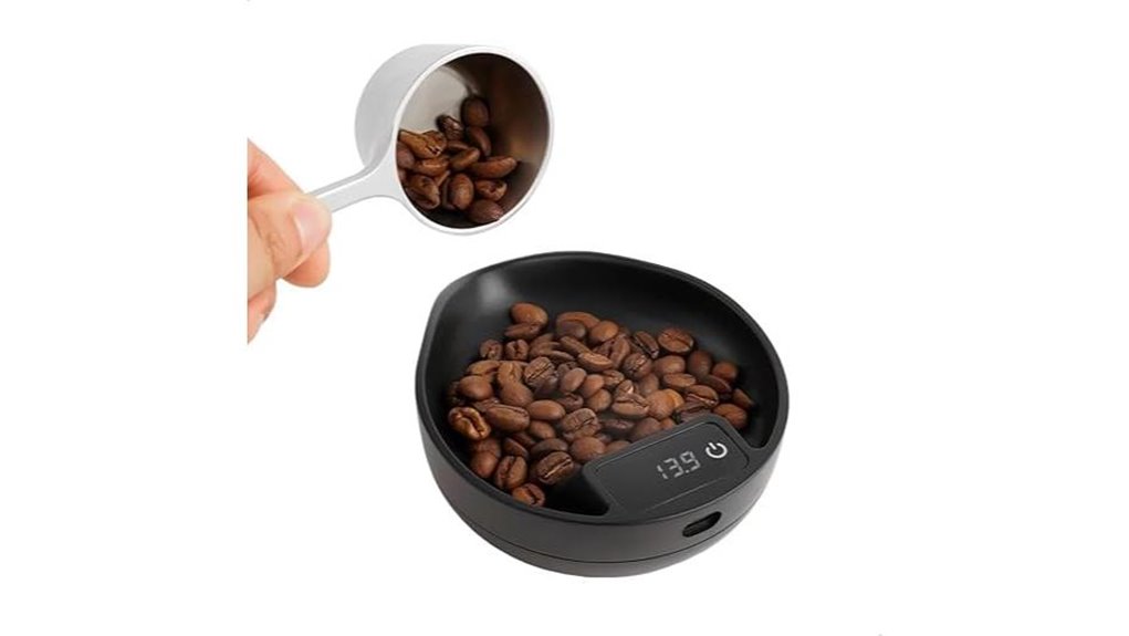 precision coffee bean dosing cup