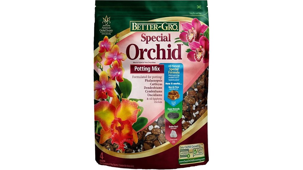 premium 4 quart orchid bark mix