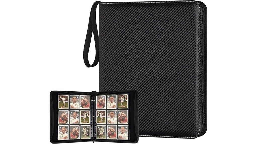 premium black nine pocket binder