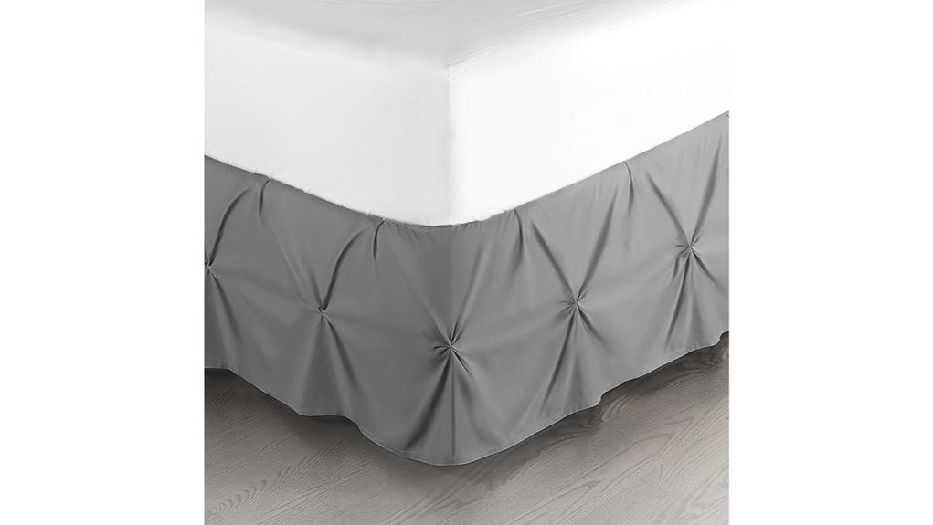 premium microfiber queen skirt
