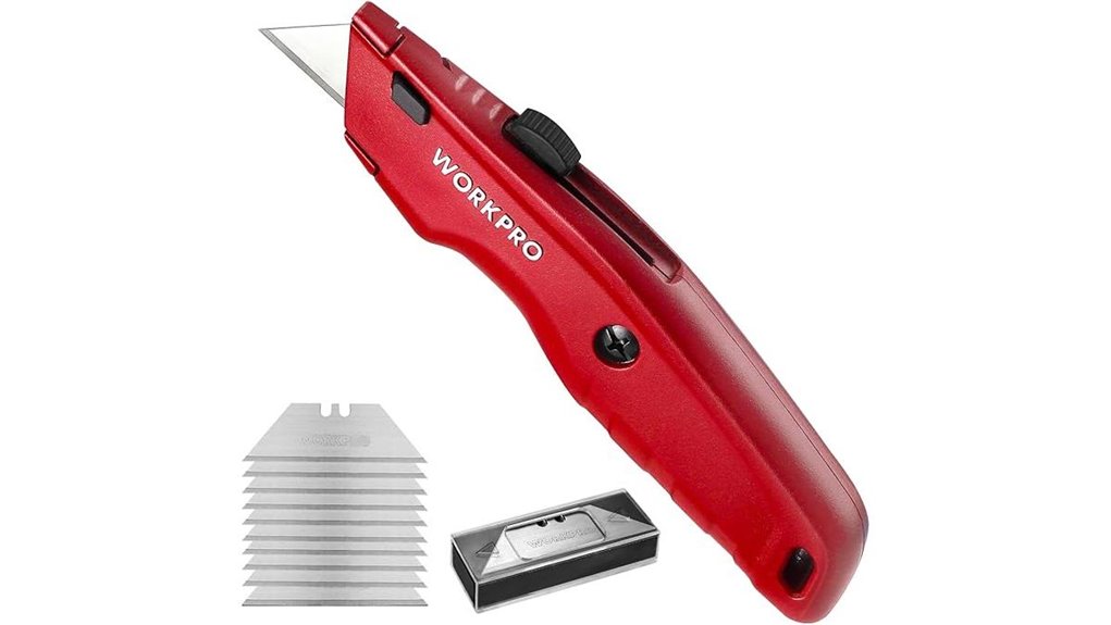 premium utility knife with blades