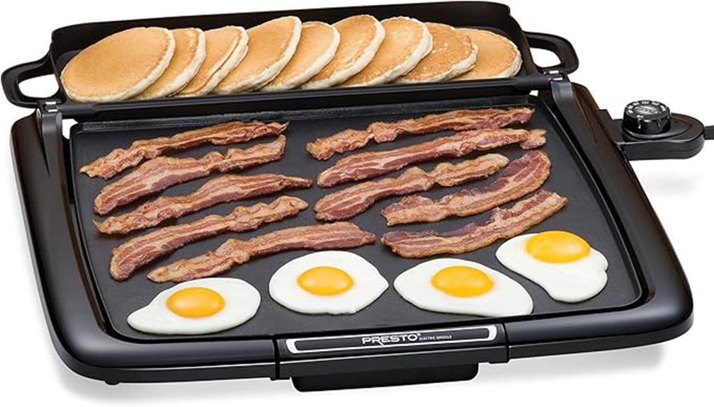 presto xl cool touch griddle