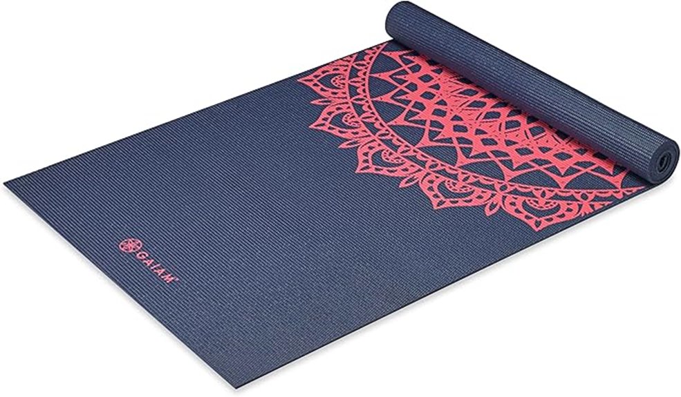 printed non slip yoga mat