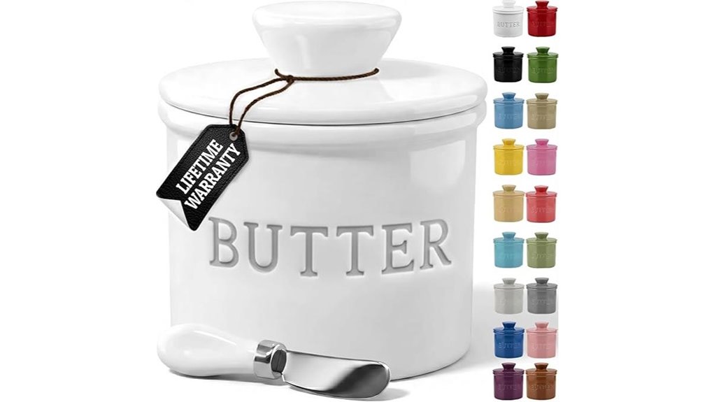 priority chef butter crock with lid