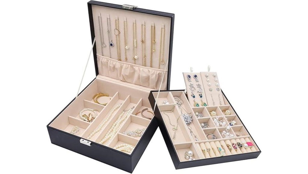 procase leather jewelry box