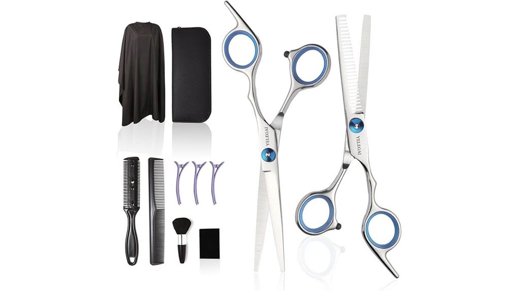 professional 11 piece haircut scissors