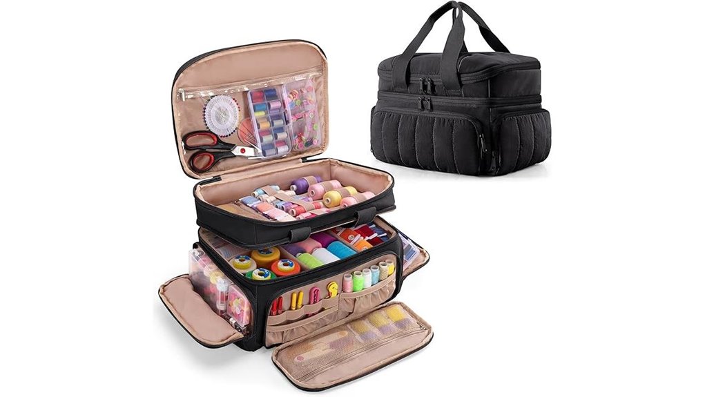 puffer sewing organizer bag
