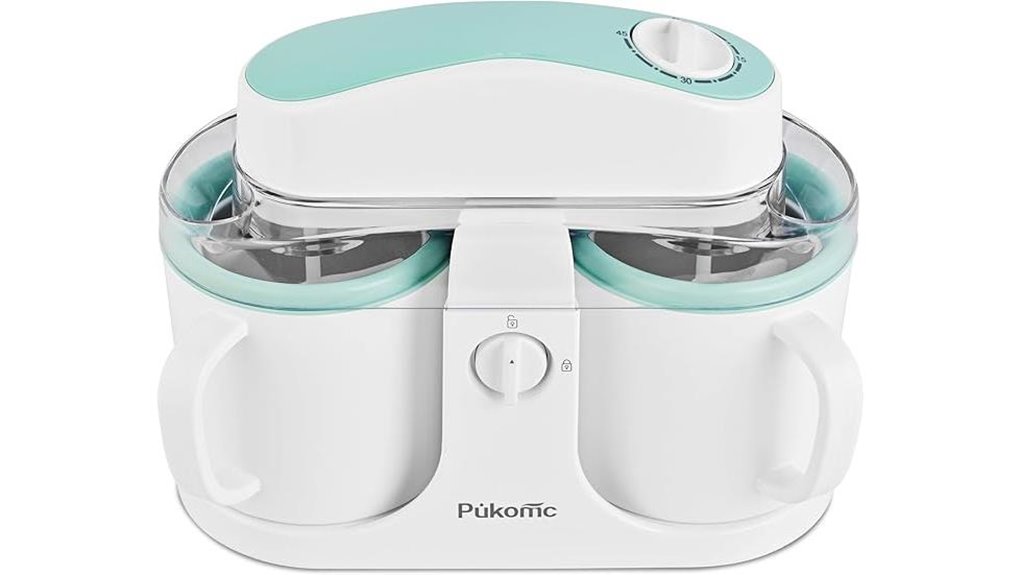 pukomc dual bowl easy clean
