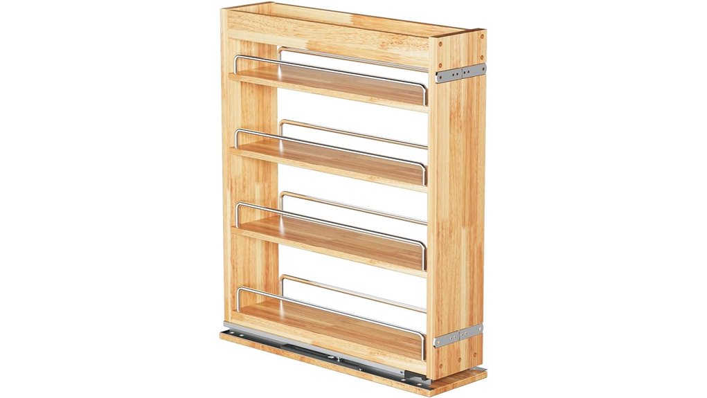 pull out 4 tier spice rack