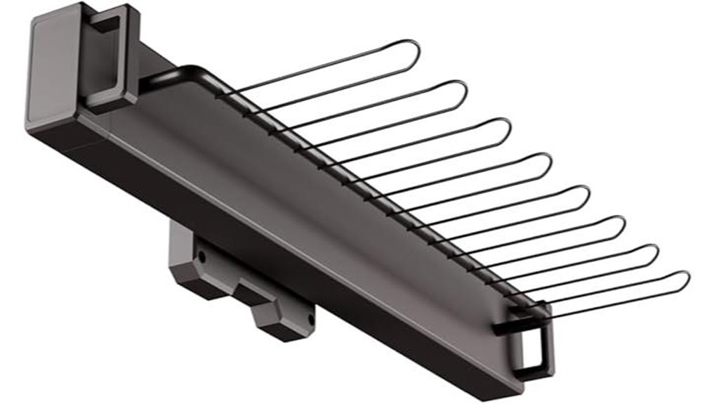 pull out closet tie belt rack