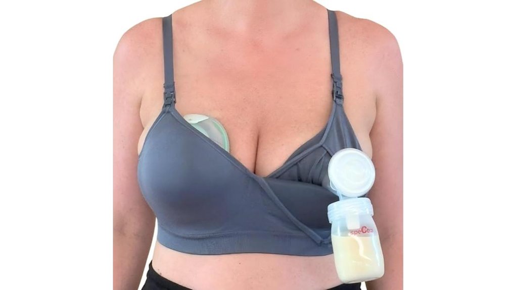 pumping nursing bra