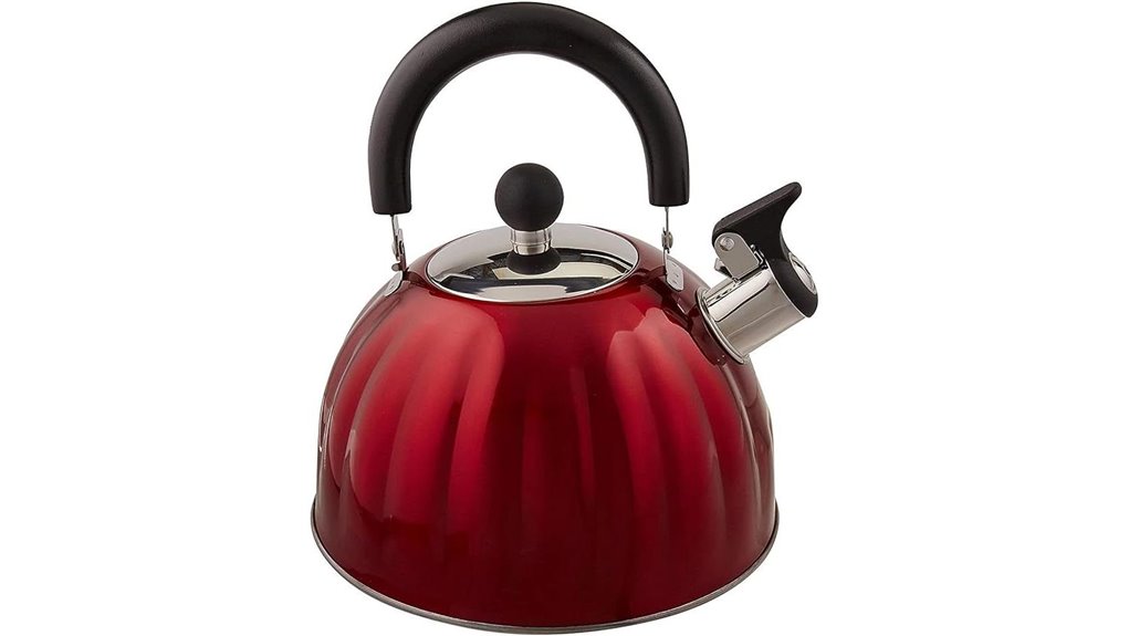 pumpkin whistling tea kettle