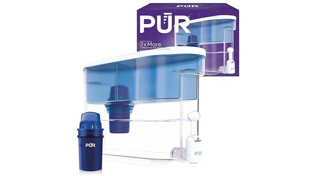 pur 30 cup countertop filter dispenser
