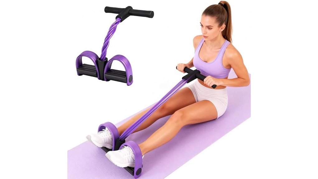 purple six tube elastic resistance