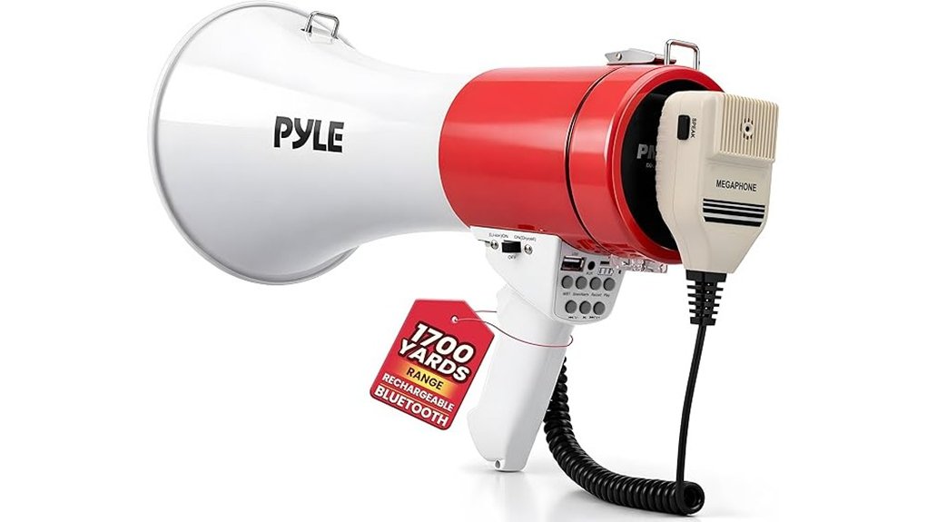pyle 50w bluetooth bullhorn