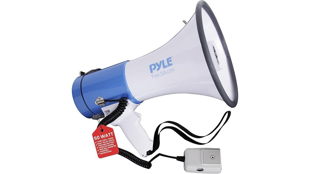 pyle 50w portable siren
