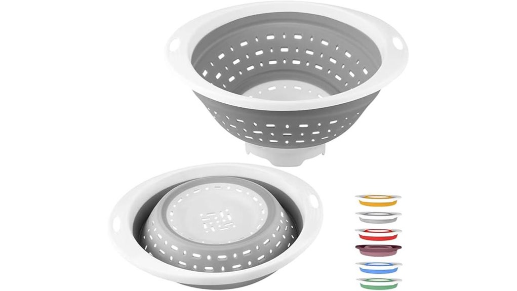 qimh collapsible 5 quart strainer