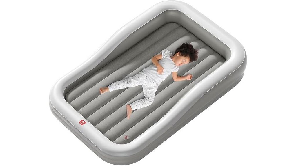 qpau toddler inflatable bed