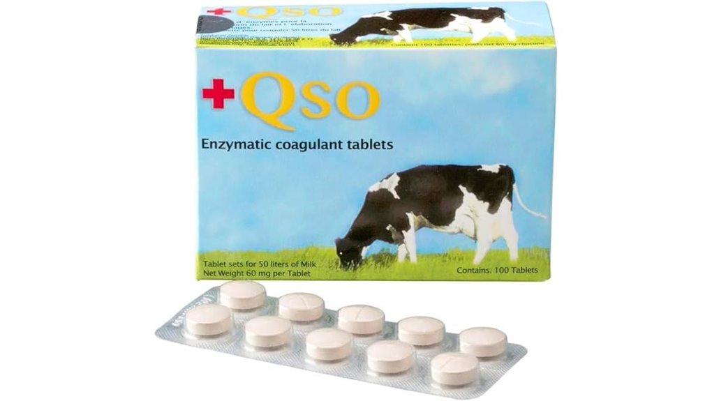 qso vegetable rennet tablets