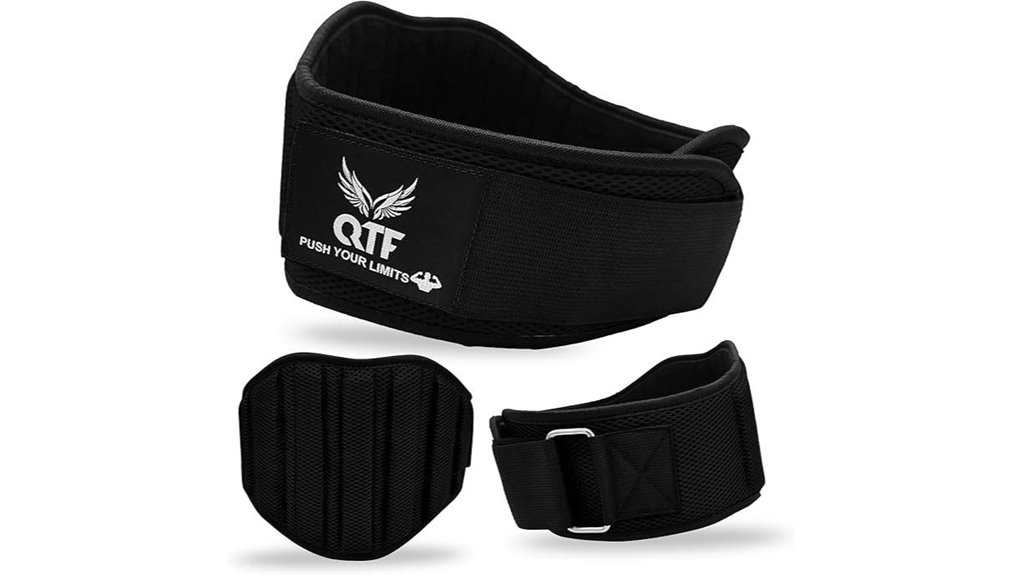 qtf fitness belt neoprene