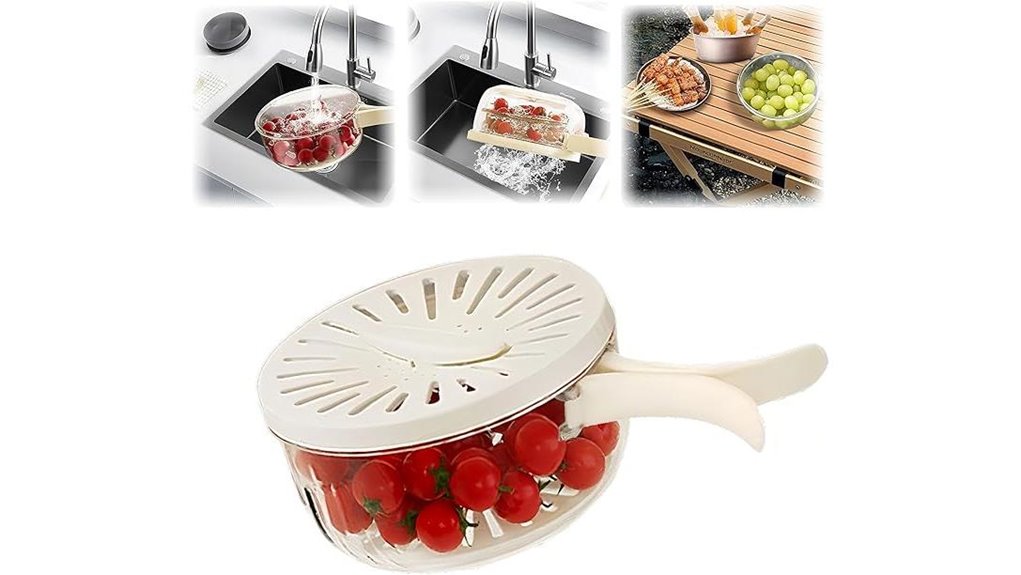 quart fruit strainer lid