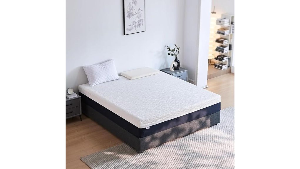 queen 10 inch gel mattress